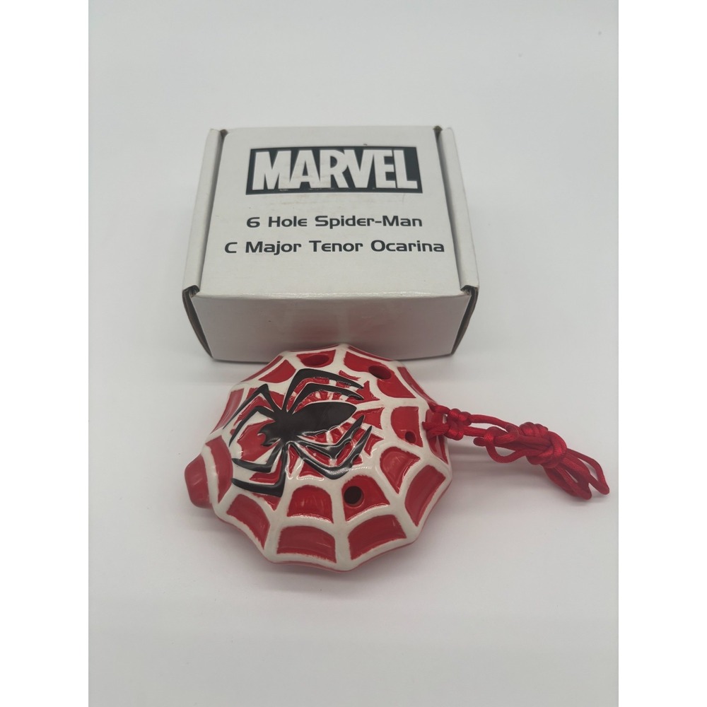 Marvel Spider-Man Ocarina Flute like Instrument‎ 6 Hole Ceramics C Major